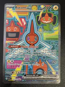 Rotom Ex 126/094 Secret Illustration Rare Card Phantasmal Flames Pokemon TCG - Image 1