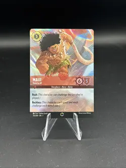 Maui - Hero to All (Enchanted) 212/204 Disney Lorcana/The First Chapter Holo NM - Image 1