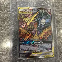 Pokemon TCG - Moltres Zapdos Articuno GX SM210, Hidden Fate Promo NEW SEALED - Image 1