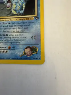 Pokemon Giovanni's Gyarados Gym Challenge 5/132 Holo Rare 2000 90 HP WOTC - Image 3