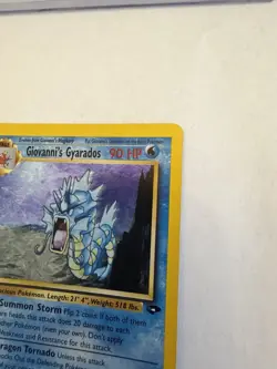 Pokemon Giovanni's Gyarados Gym Challenge 5/132 Holo Rare 2000 90 HP WOTC - Image 4