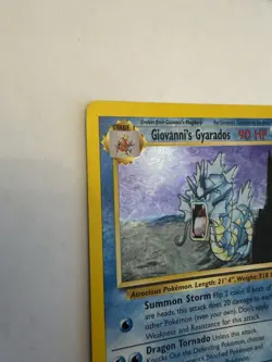 Pokemon Giovanni's Gyarados Gym Challenge 5/132 Holo Rare 2000 90 HP WOTC - Image 5