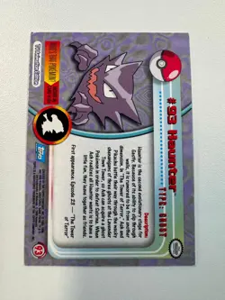Pokemon TCG 2000 Topps Chrome Series 1 Haunter #93 L@@K! - Image 2