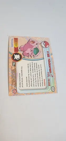 2000 Topps Chrome Pokemon Series 1 #32 Nidoran - Image 4