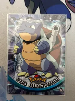 2000 Topps Chrome Pokemon TV Series 1 Blastoise #9 Non Holo Foil Vintage Rare - Image 1