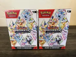 Pokemon Prismatic Evolutions Booster Bundles - New Factory Sealed x2 - Image 1