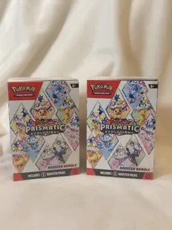 Pokemon TCG: Prismatic Evolutions Booster Bundle X2, Brand New & Sealed! - Image 1