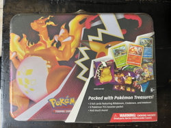 Pokemon TCG Fall 2020 Collector’s Treasure Chest Lunch Box Tin NEW Sealed - Image 1