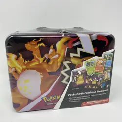Pokemon TCG Fall 2020 Collectors Chest Tin Lunchbox 5 Booster Packs - NEW Sealed - Image 1