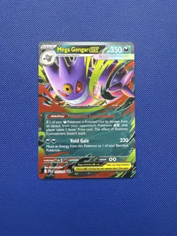 Mega Gengar ex 056/094 Phantasmal Flames Pokemon Card - Image 1