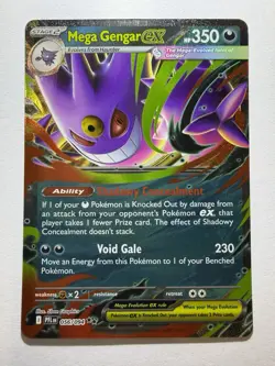 Mega Gengar Ex - 056/094 - Double Rare - Phantasmal Flames PFL - NM/M - Pokemon - Image 1