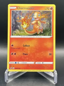 Charmander SWSH092 *SWIRL* Black Star Promo Cosmos Holo Rare Pokemon TCG NM/M - Image 1