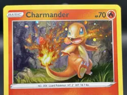 Charmander SWSH092 *SWIRL* Black Star Promo Cosmos Holo Rare Pokemon TCG NM/M - Image 5