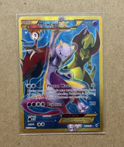 Secret Rare Gold Full Art Pokemon TCG Card Set - Mewtwo EX - Gyarados EX - - Image 4