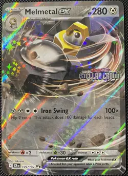 Melmetal ex (Stellar Crown Stamped) 105/142 Miscellaneous - Pokemon Card - Image 1