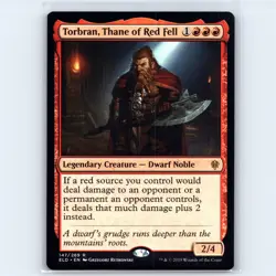 MTG Torbran Thane of Red Fell #147 ELD Throne of Eldraine Normal R NM Magic Card - Image 1