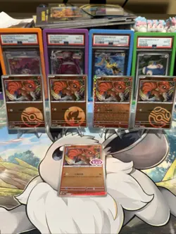 Pokemon S-Chinese Gem Pack CBB1C Vulpix 5 Card Lot US Seller - Image 1