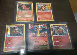 Pokemon TCG lot of 5 Charmander Charizard cards Ditto Build a Bear Promo - Image 1