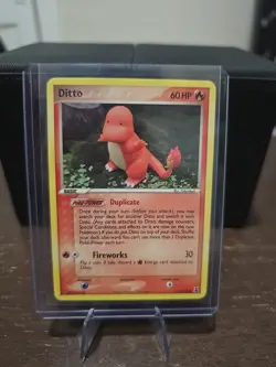 Pokemon TCG lot of 5 Charmander Charizard cards Ditto Build a Bear Promo - Image 2