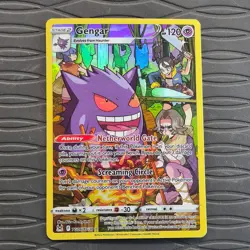 Gengar TG06/TG30 Lost Origin Trainer Gallery Holo Full Art Pokemon Card - Image 1