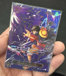 English -Monkey D. Luffy OP09-119 SP “Carrying On His Will” One Piece Card NM - Image 3