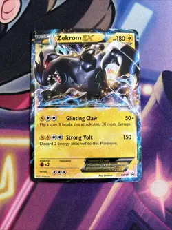 Zekrom EX BW38 - Pokemon TCG Black & White Promo Ultra Rare Card MP/HP - Image 1