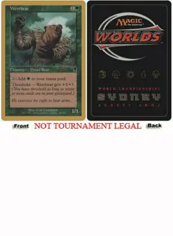 Werebear (Raphael Levy - 2002) World Championship NM Green Common CARD ABUGames - Image 1