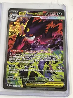 mega gengar ex 284/217 pokemon card. English, Ascended Heroes - Image 1
