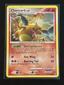Pokemon TCG Arceus Charizard LV60 Rare Holo Card 1/99 - Image 1