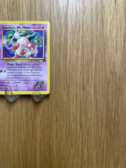 Sabrina's Mr. Mime 59/132 REGULAR Pokemon Card WOTC Gym Challenge Uncommon - Image 3