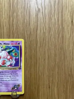 Sabrina's Mr. Mime 59/132 REGULAR Pokemon Card WOTC Gym Challenge Uncommon - Image 5