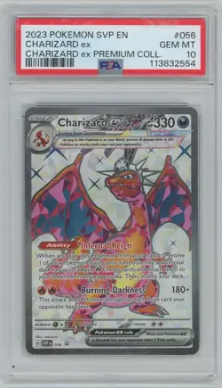 Charizard EX #056 - Scarlet & Violet Promo Cards - English Holo PSA 10 Gem Mint - Image 1