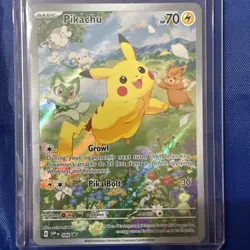 Pokemon Pikachu 088 Sv: Scarlet & Violet Promo Cards Holo - NM Condition! - Image 1