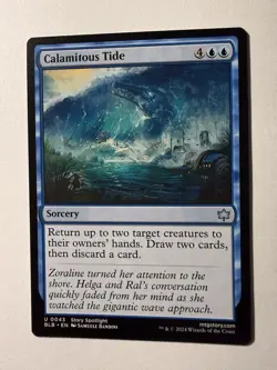 x1 Calamitous Tide BLB Bloomburrow MTG 43 UNCOMMON M/NM 1x - Image 1