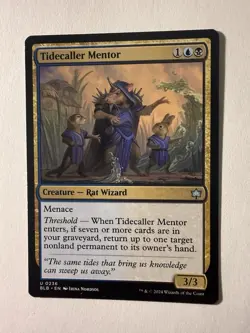 x1 Tidecaller Mentor BLB Bloomburrow MTG 236 UNCOMMON M/NM 1x - Image 1