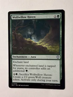 Wolfwillow Haven 246 NM Bloomburrow Commander MTG BLC - Image 1