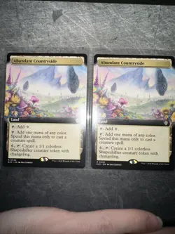 Abundant Countryside (Extended Art) Commander: Lorwyn Eclipsed Regular x2 - Image 1
