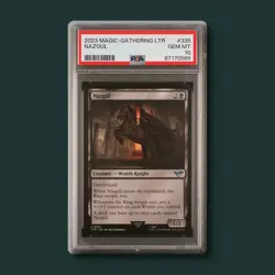 PSA 10 Gem NAZGUL #335 2023 Magic The Gathering Lord of the Rings - Image 1