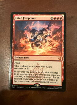 Fated Firepower Avatar: The Last Airbender Regular MTG Magic the Gathering - Image 1