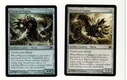 Wurmcoil Engine X 2. Promo Foil & Regular. Scars of Mirrodin. NM. MTG. - Image 1