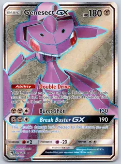 Genesect GX (Full Art) 204/214 (NM) - Sun & Moon: Lost Thunder - Pokemon TCG - Image 1