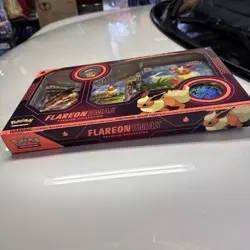 Pokemon TCG: Flareon VMAX Premium Collection Box New Sealed Box - Image 4