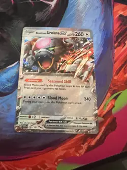 Pokemon Bloodmoon Ursaluna ex 141/167 SV06: Twilight Masquerade Double Rare Holo - Image 1