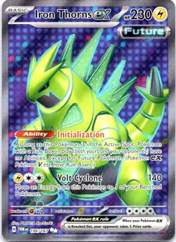 Pokemon TCG Iron Thorns ex 196/167 Future Flash Ultra Rare Secret NM - Image 1