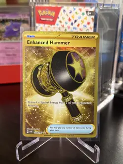 Enhanced Hammer 224/167 Twilight Masquerade Gold Hyper Rare Pokemon TCG English - Image 1
