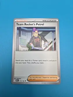 4x Team Rocket's Petrel 176/182 x4 Playset SV10: Destined Rivals Pokemon TCG - Image 2
