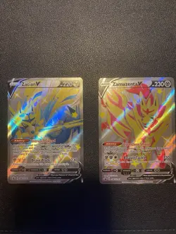 Pokemon TCG Zamazenta V And Zacian V SWSH292 And SWSH293 Promos - Image 1