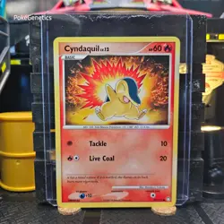 Cyndaquil Mysterious Treasures Pokemon TCG 79/123 Diamond & Pearl Common - Image 1