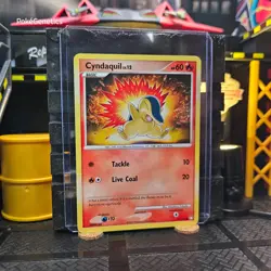 Cyndaquil Mysterious Treasures Pokemon TCG 79/123 Diamond & Pearl Common - Image 3