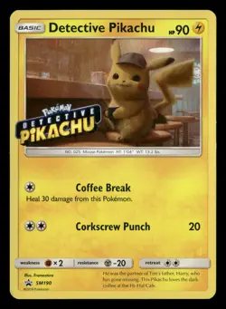 Pokemon SM Promos #SM190 Detective Pikachu (Stamped) - Image 1
